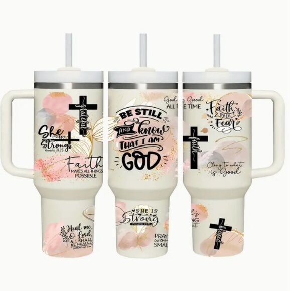 Hand Crafted Other - Custom Be Still and Know 40oz Tumbler
